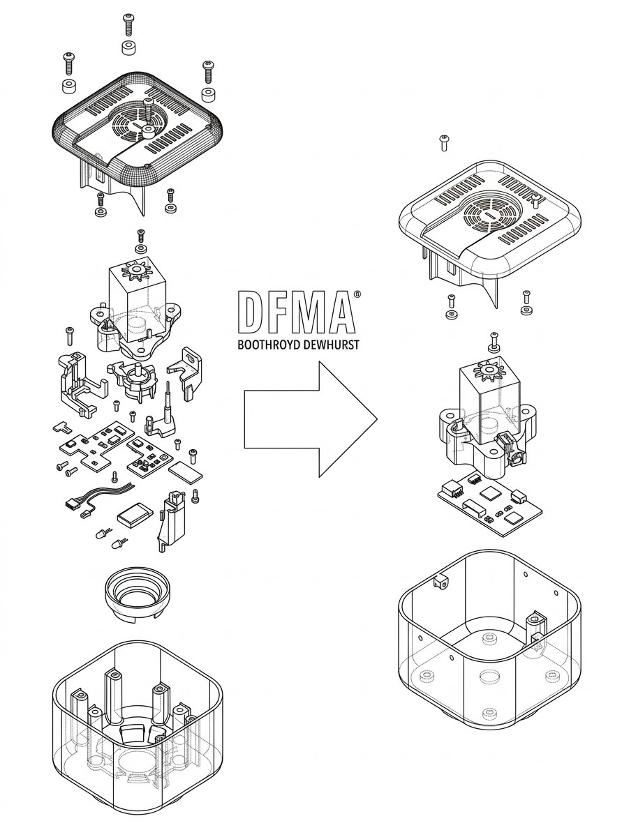 Component Architecture Redesign — DFMA